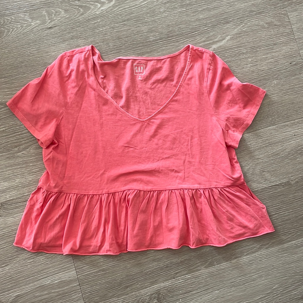 Short Sleeve Coral Shirt